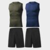 Elevate Your Game Men's Pickleball Tank Set, Quick-Dry Power for Court & Gym