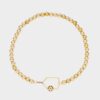 Pickleball Bracelet Delight with Dainty Style Gold Beads, Stackable Charm
