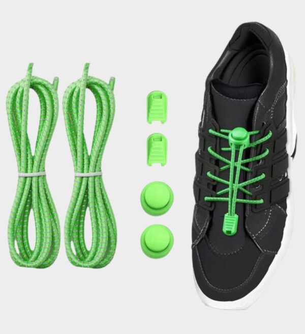 Pickleball Shoelaces Reflective, No-Tie, Stay Secure