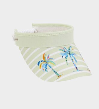 Pickleball Visor Stay Cool, Crush the Court Palm Tree Design, UV Protection, Perfect Fit