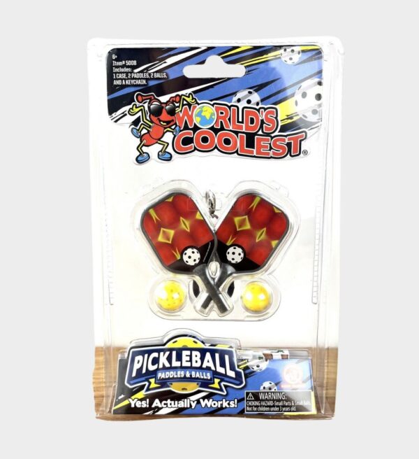 Pocket-Sized Pickleball Fun Mini Pickleball Gift Set with Keychain