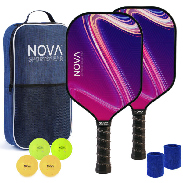 Fiber Glass Pickleball Paddle Set