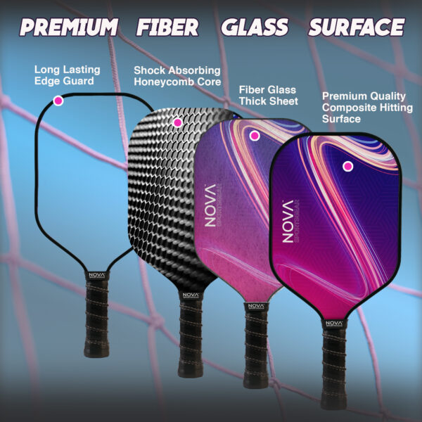 Fiberglass Pickleball Paddle Set | Pre-Order NOW, Save 30%, Ships August 1st, 2024 - Image 3